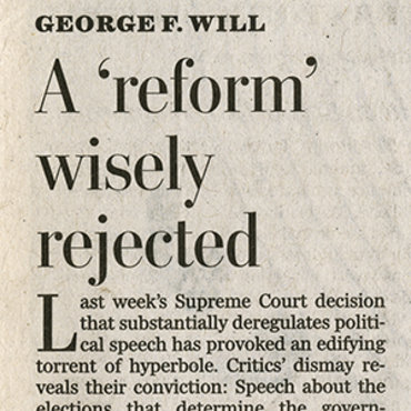 Columnist Hails Citizens United Ruling, 2010 teaser